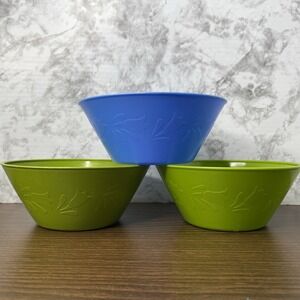 VTG MCM Plastic NU MAID PARKAY Margarine Butter Bowls B. M. Co
